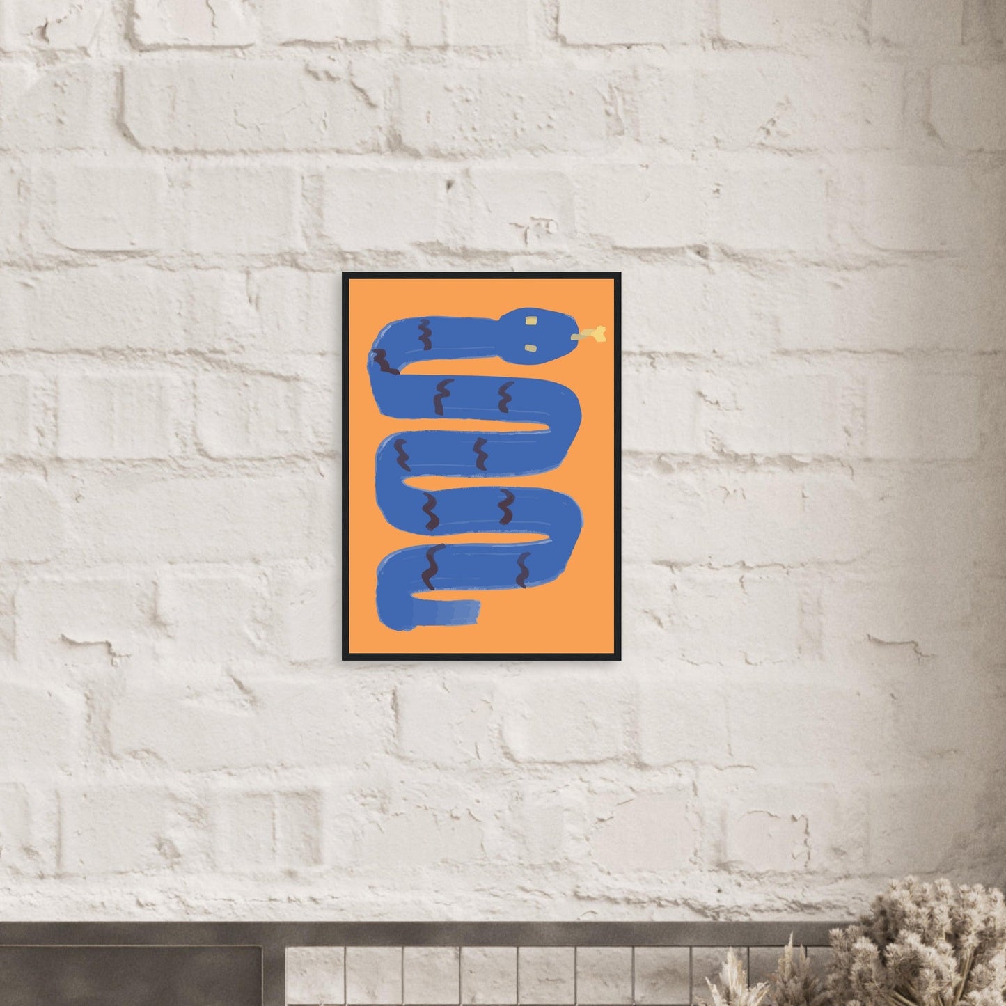 Animals 'I'm a Snake' - Premium Matte Paper Wooden Framed Poster