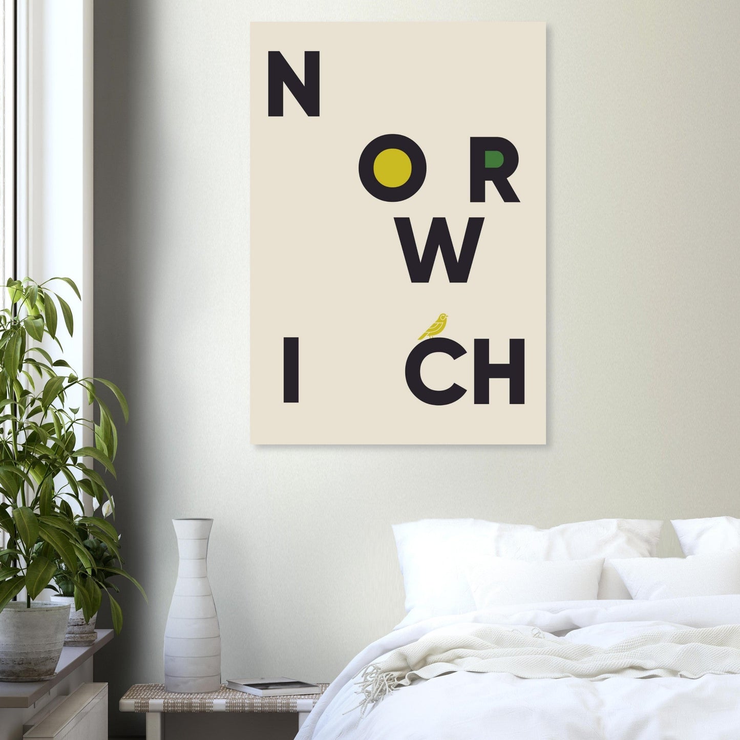 Cities/ Places 'Norwich' - Premium Matte Paper Poster