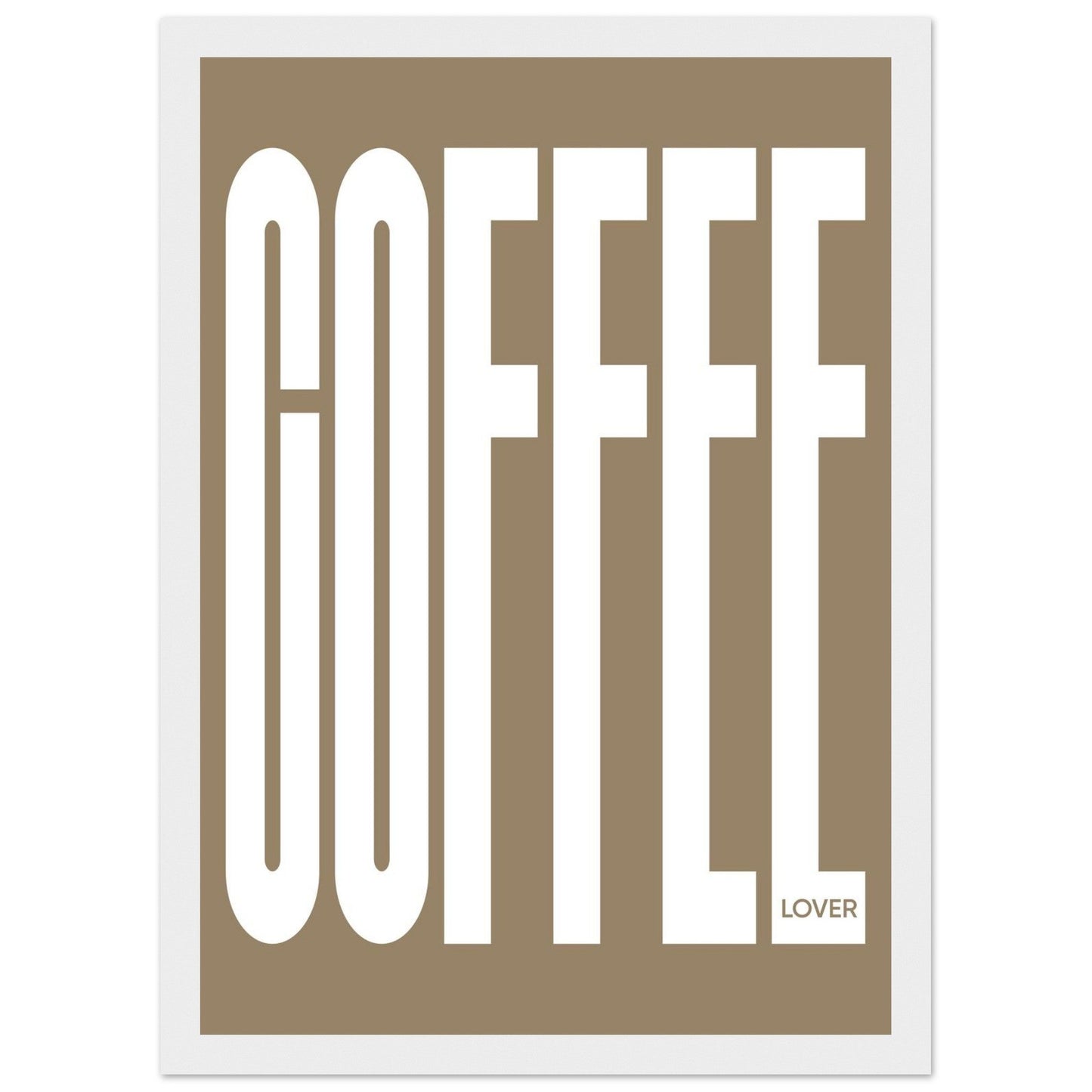 COFFEE - Premium Matte Paper Wooden Framed Poster