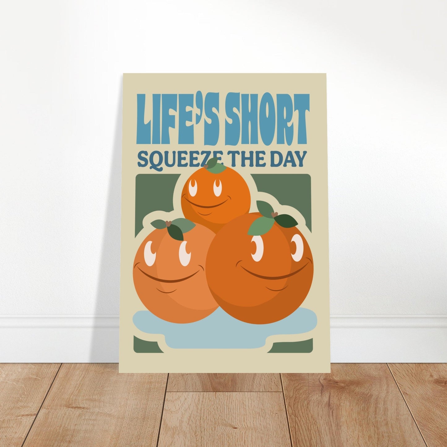 Fruity 'Squeeze The Day' - Premium Matte Paper Poster