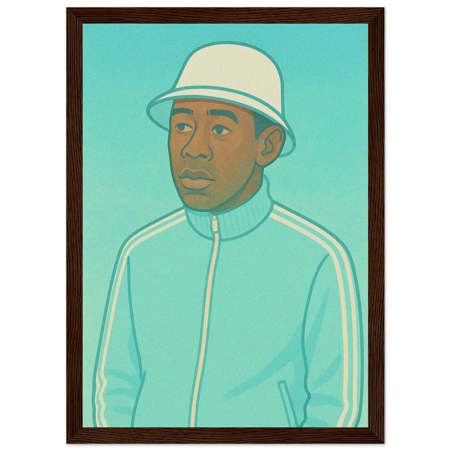 Tyler - Premium Matte Paper Wooden Framed Poster