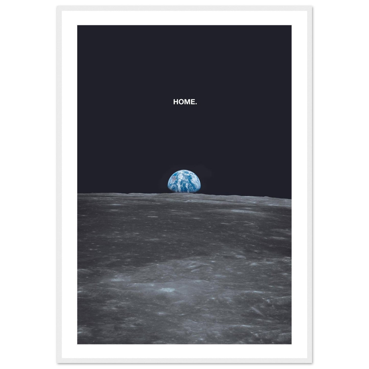 Ed Dickinson 'HOME' - Premium Matte Paper Wooden Framed Poster