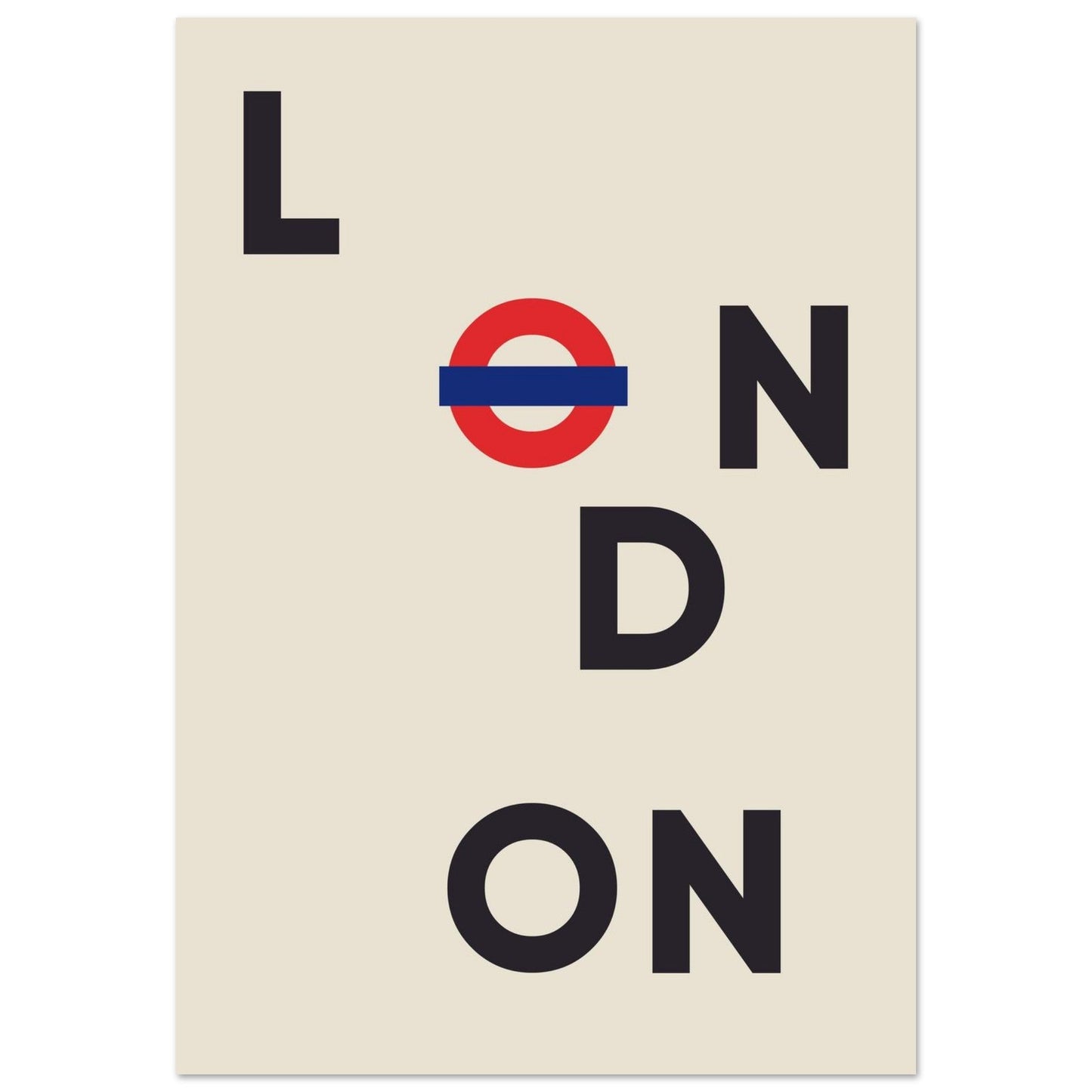Cities/ Places 'London' - Premium Matte Paper Poster