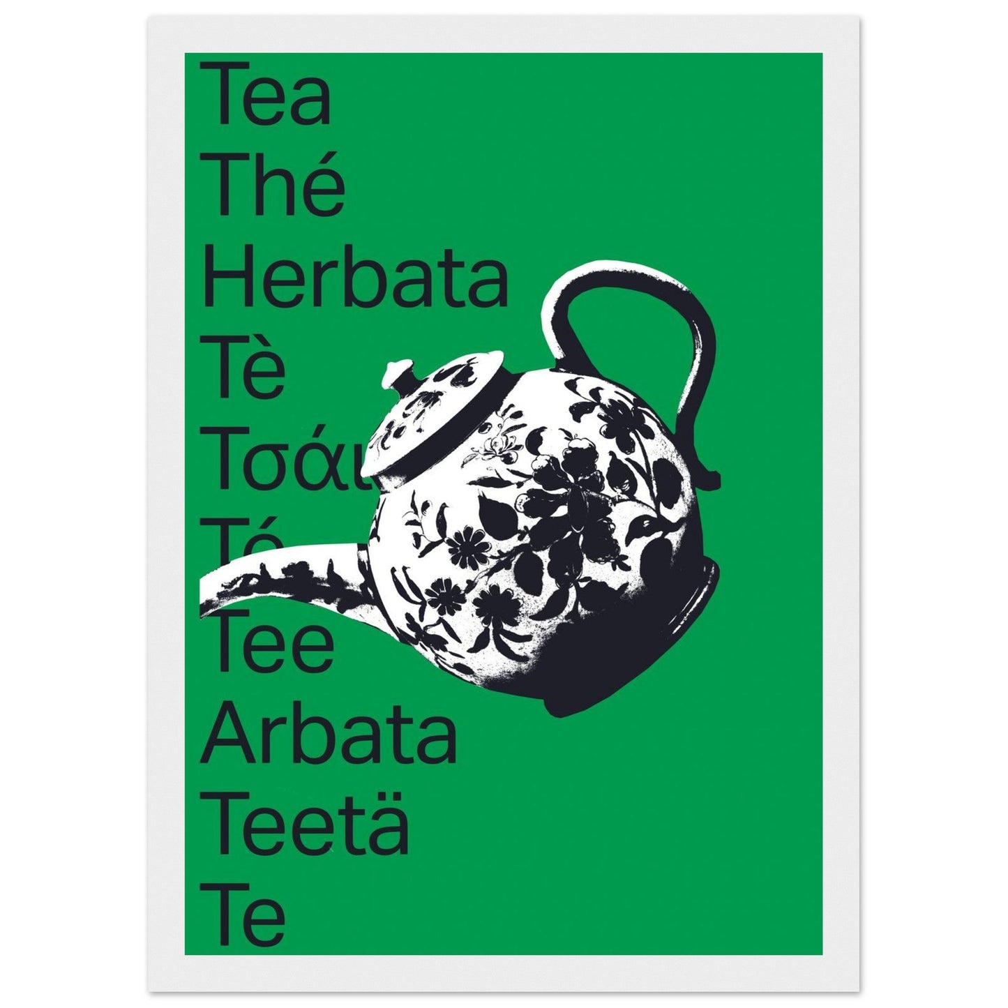 Ed Dickinson 'Tea' - Premium Matte Paper Wooden Framed Poster