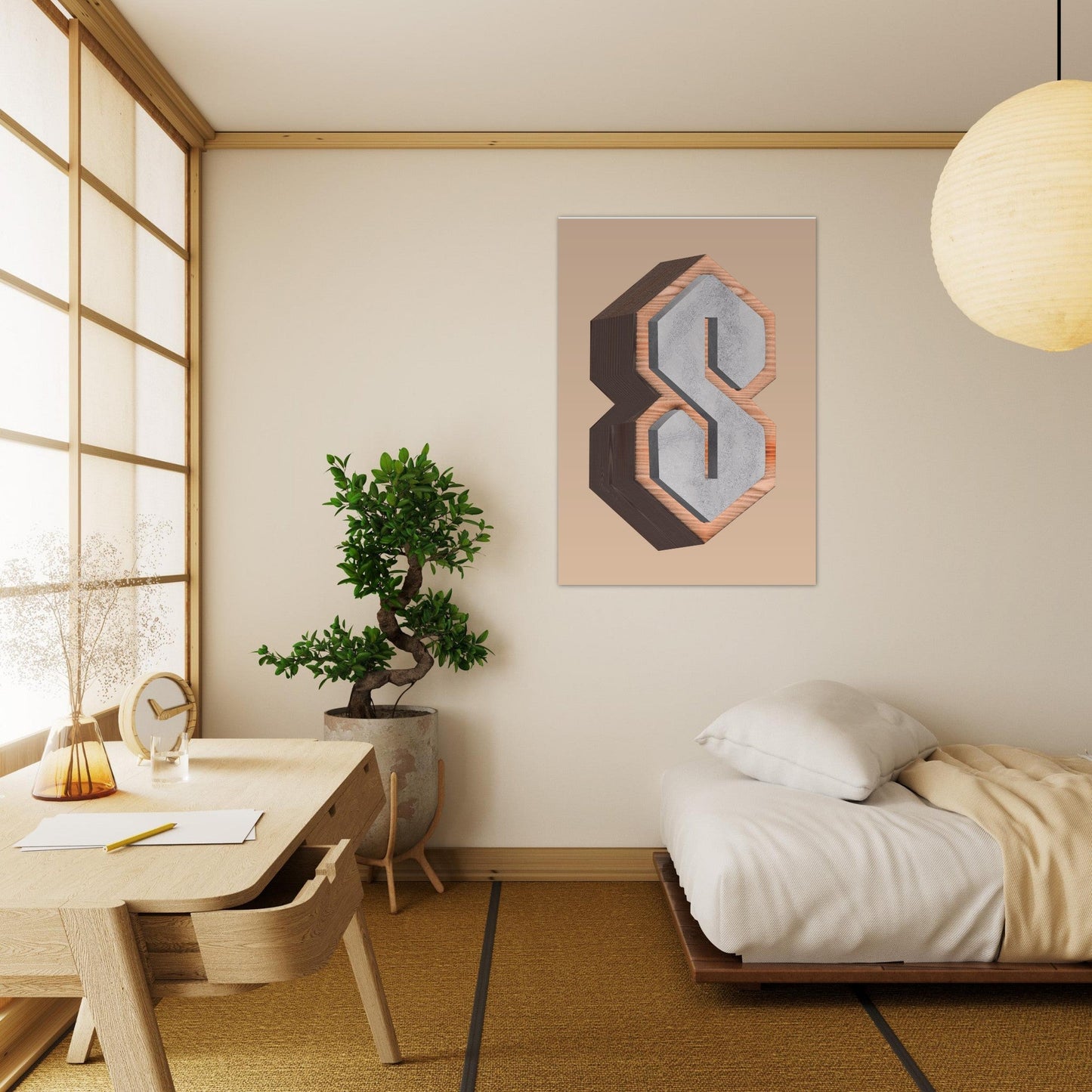 Super S - Premium Matte Paper Poster