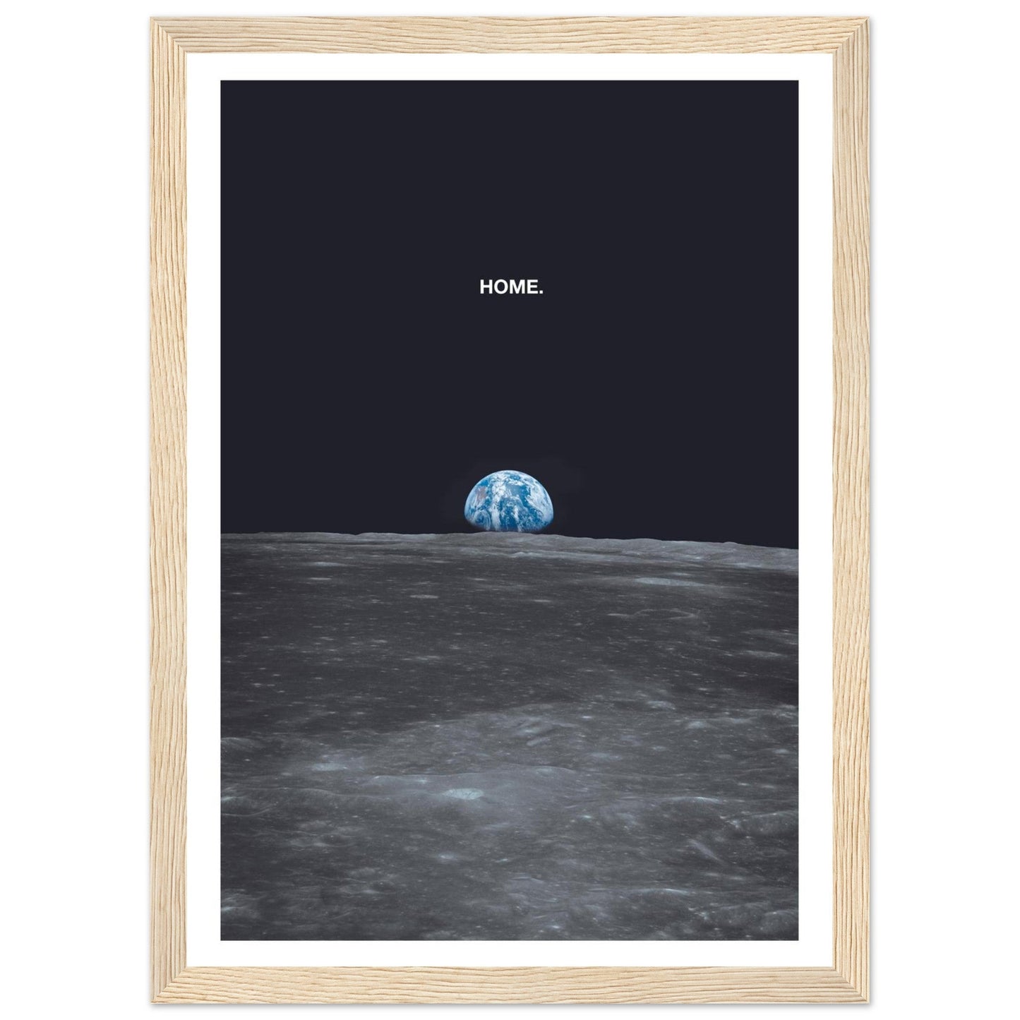 Ed Dickinson 'HOME' - Premium Matte Paper Wooden Framed Poster