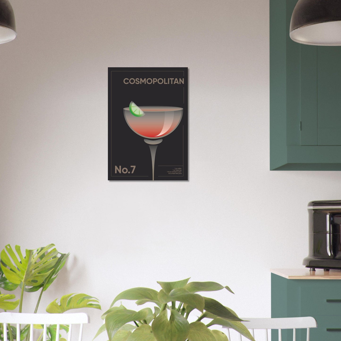 Cocktail 'Cosmopolitan' - Premium Matte Paper Poster