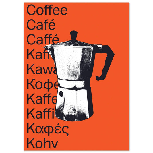 Ed Dickinson 'Coffee' - Premium Matte Paper Poster