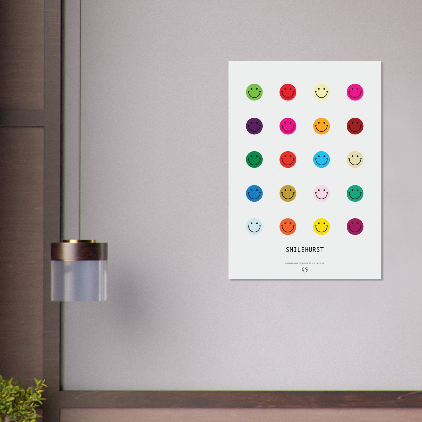 Colours 'Smilehirst' - Premium Matte Paper Poster