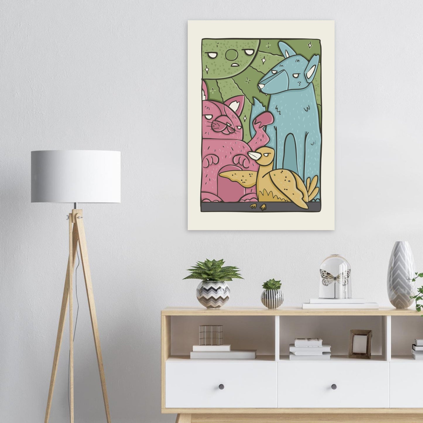 Animals 'The Crew' - Premium Matte Paper Poster