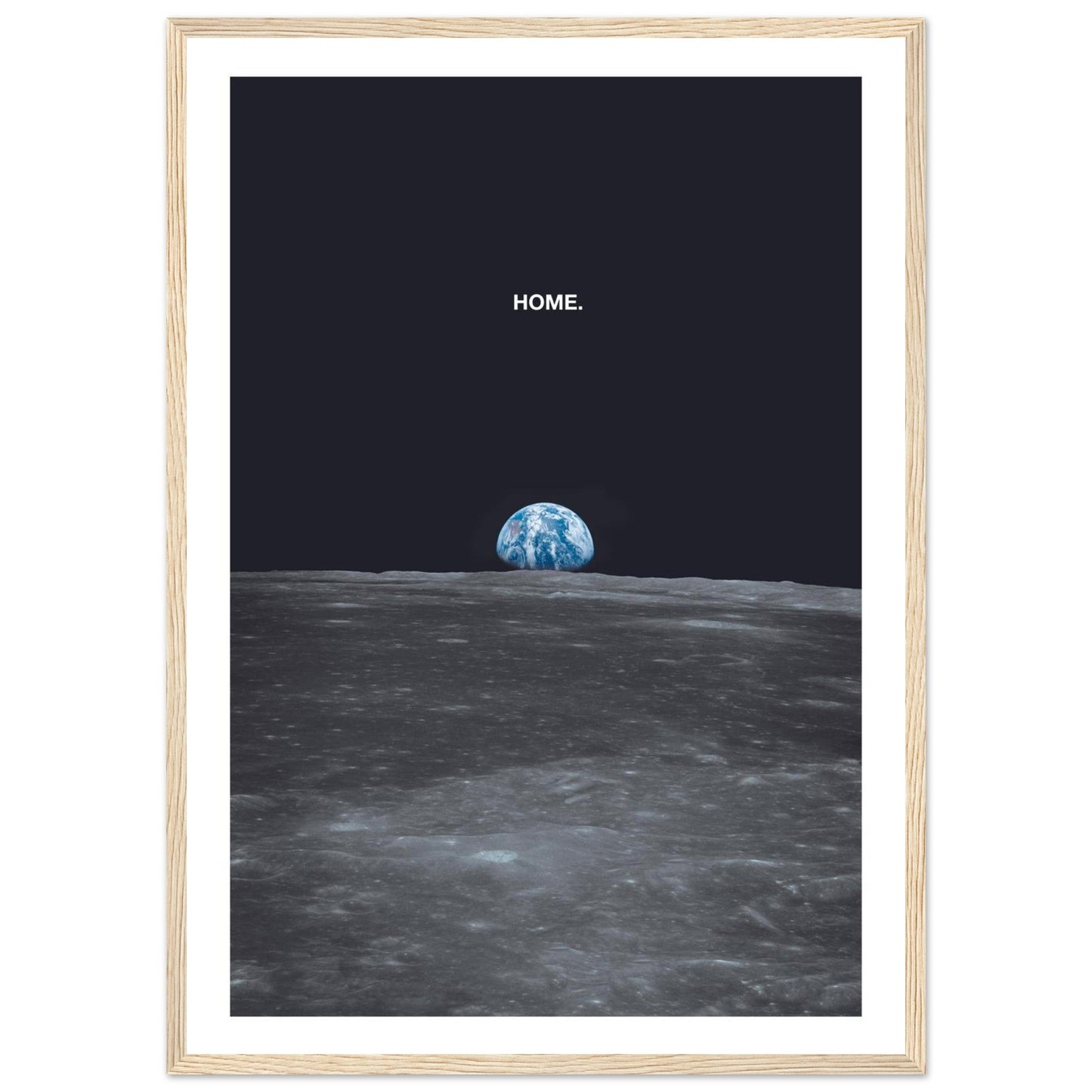 Ed Dickinson 'HOME' - Premium Matte Paper Wooden Framed Poster