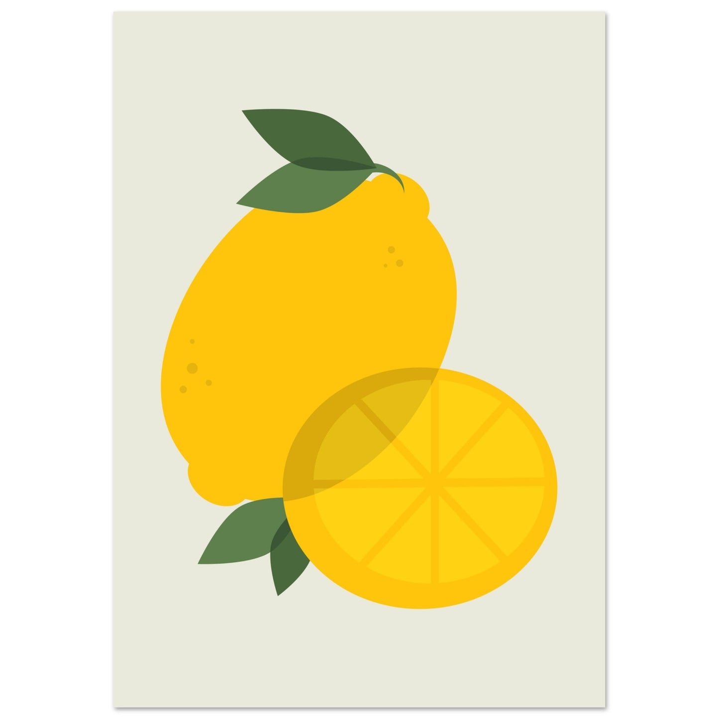 Fruity 'Lemons' - Premium Matte Paper Poster