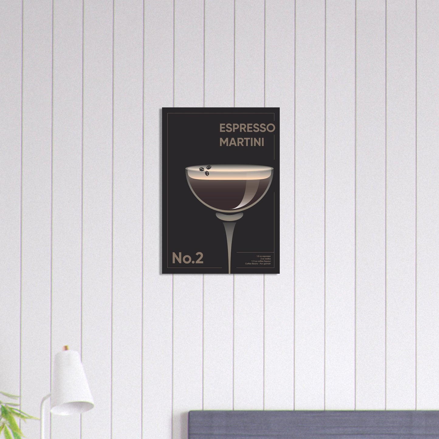 Cocktail 'Espresso Martini' - Premium Matte Paper Poster