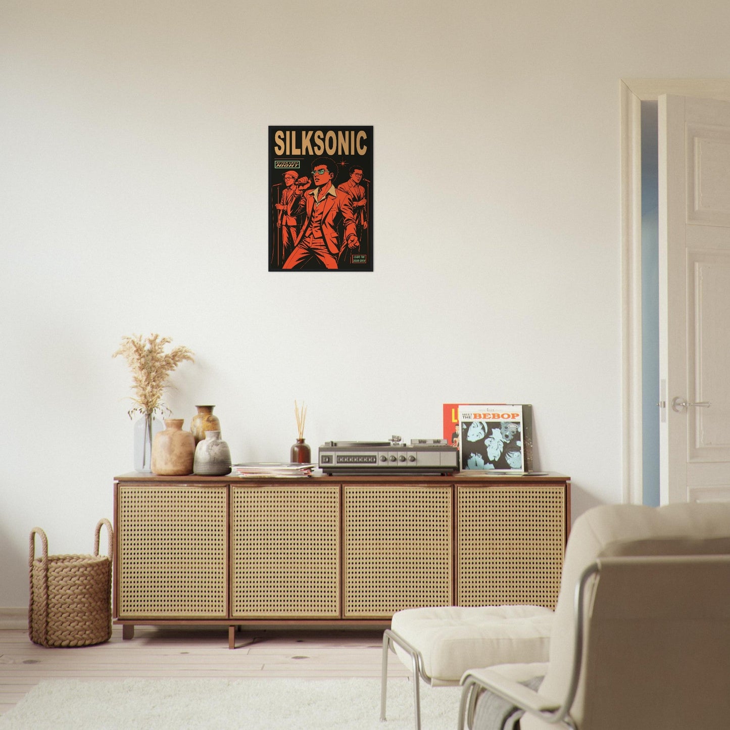 Silksonic Funk - Premium Matte Paper Wooden Framed Poster