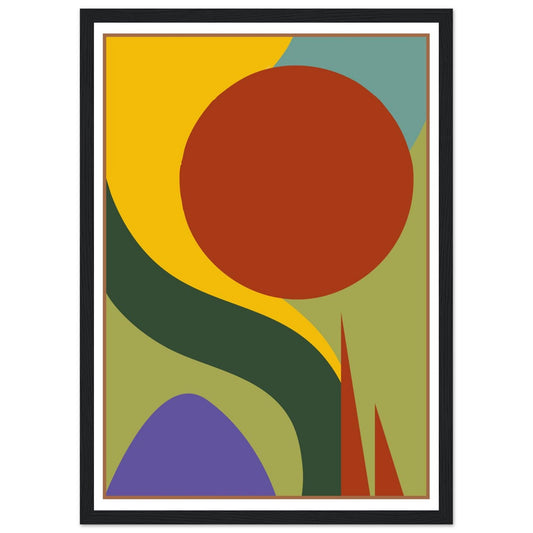 Morning - Premium Matte Paper Wooden Framed Poster