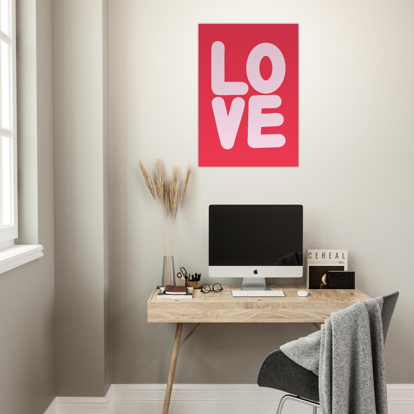 Sign 'Love' - Premium Matte Paper Poster