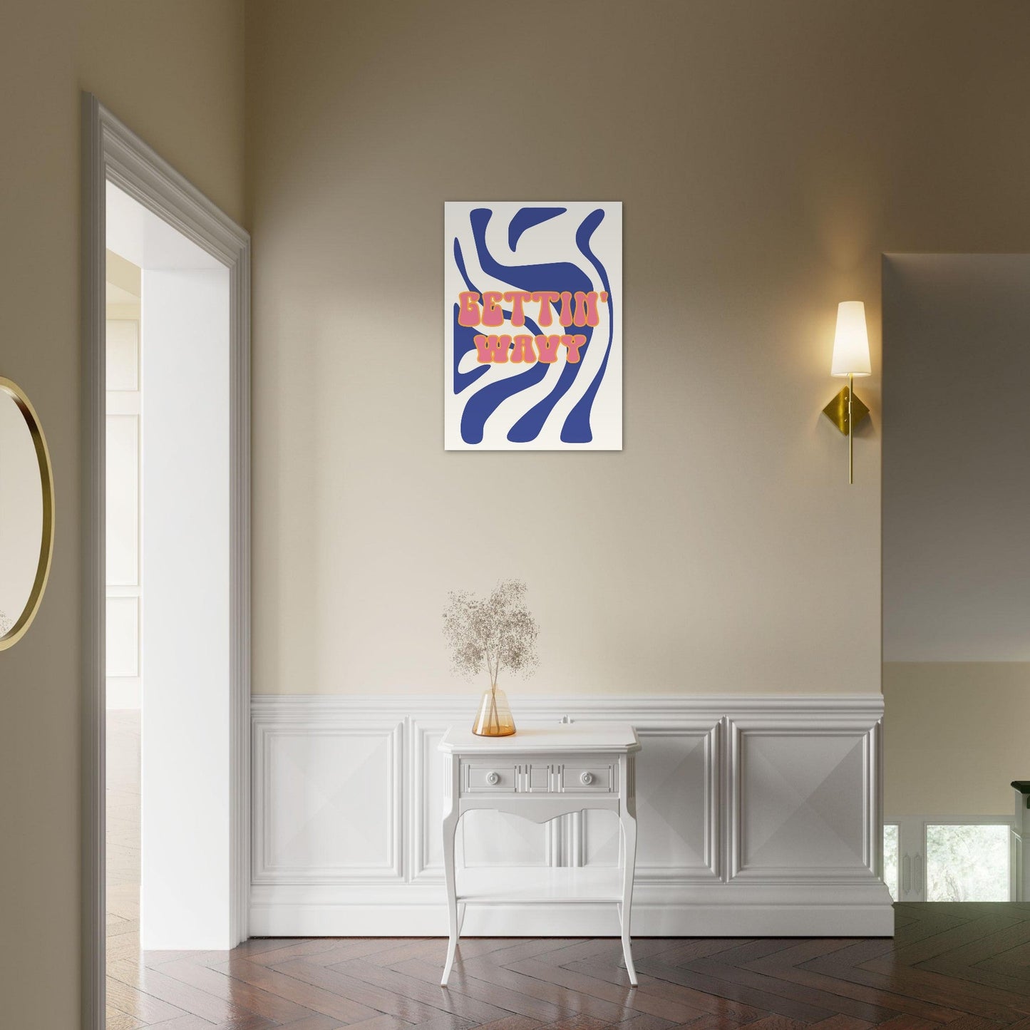 Groovy 'Gettin' Wavy' - Premium Matte Paper Poster