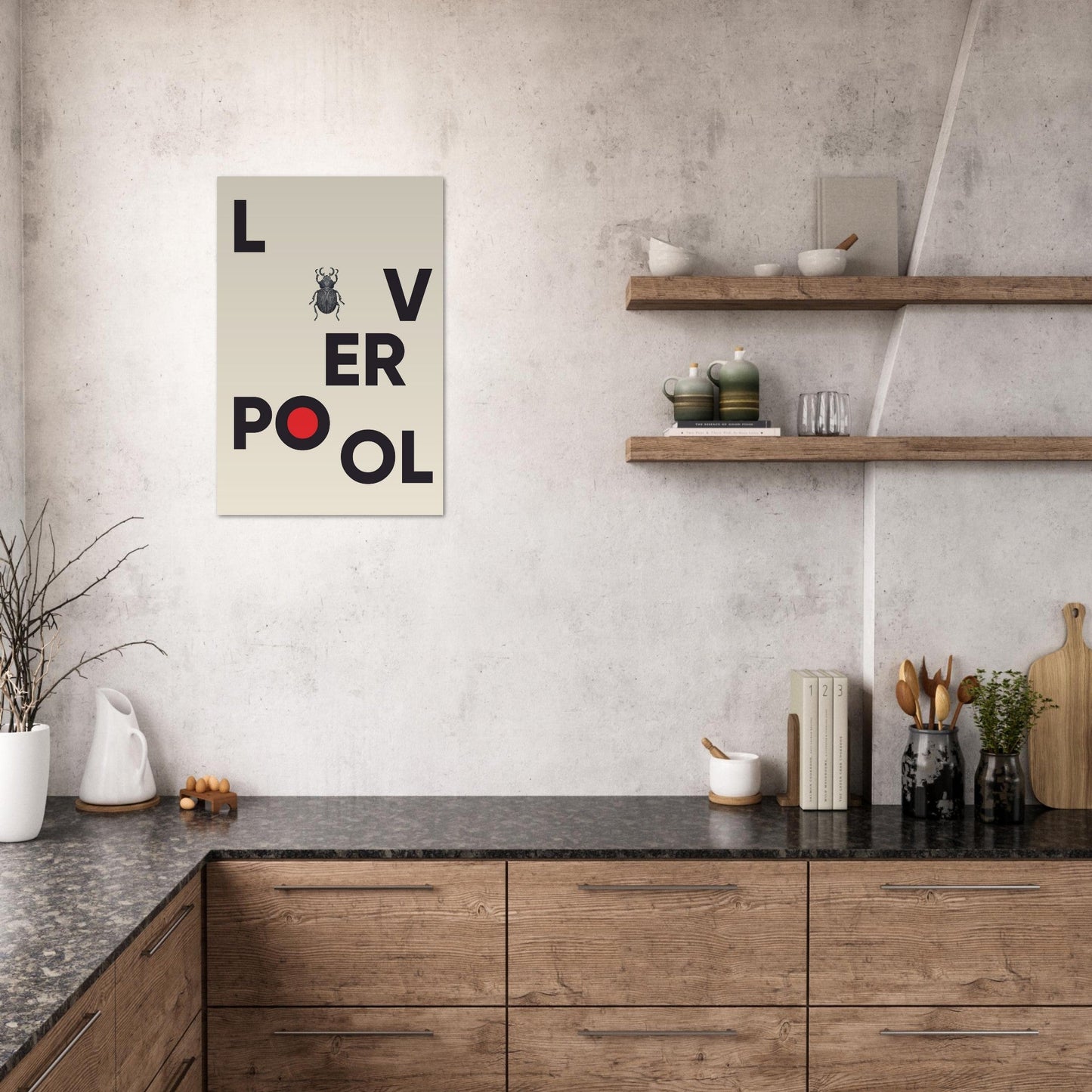 Cities/ Places 'Liverpool' - Premium Matte Paper Poster