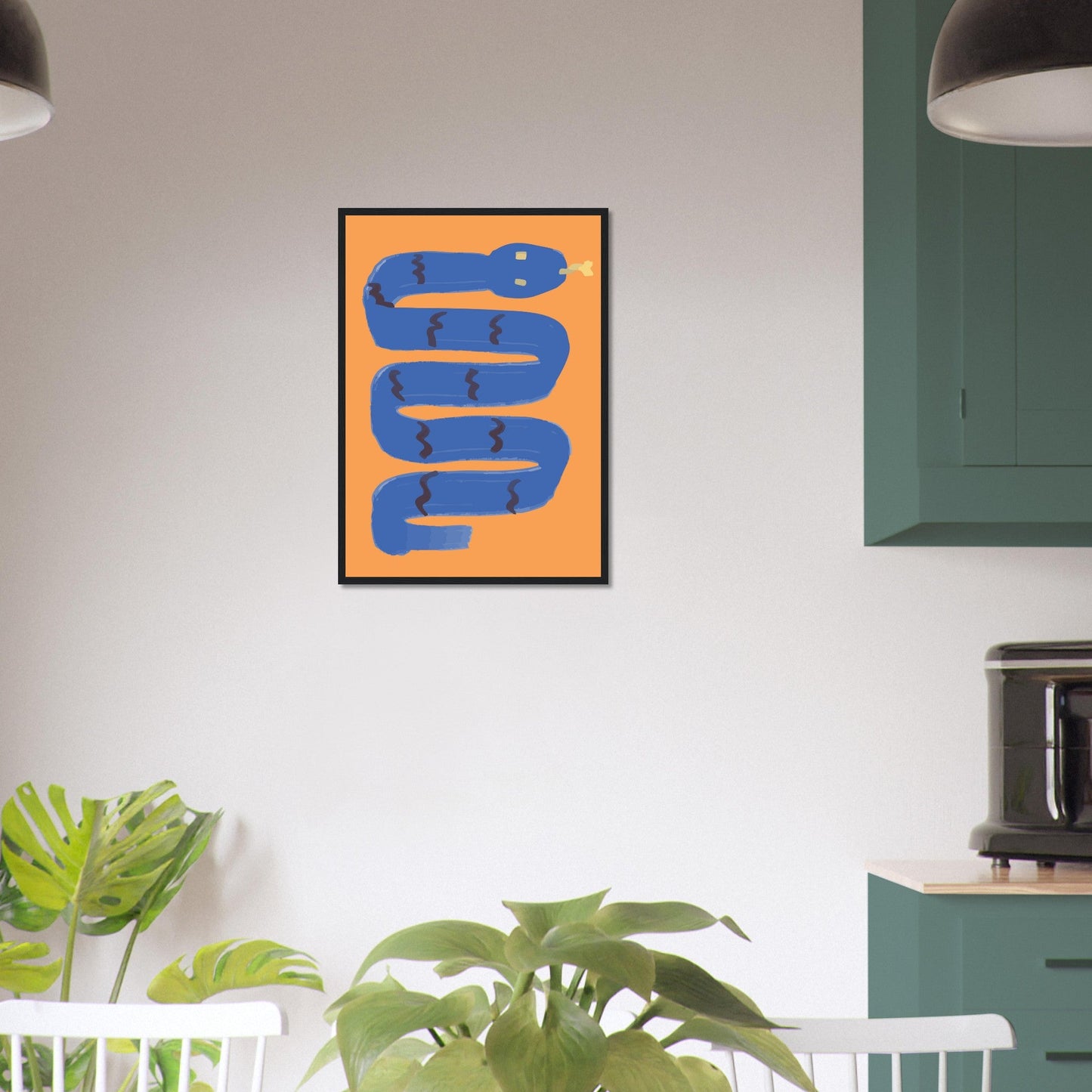 Animals 'I'm a Snake' - Premium Matte Paper Wooden Framed Poster