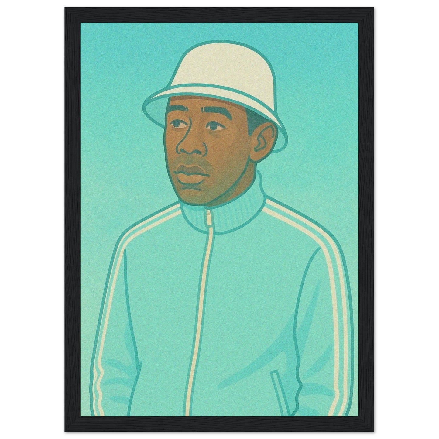 Tyler - Premium Matte Paper Wooden Framed Poster