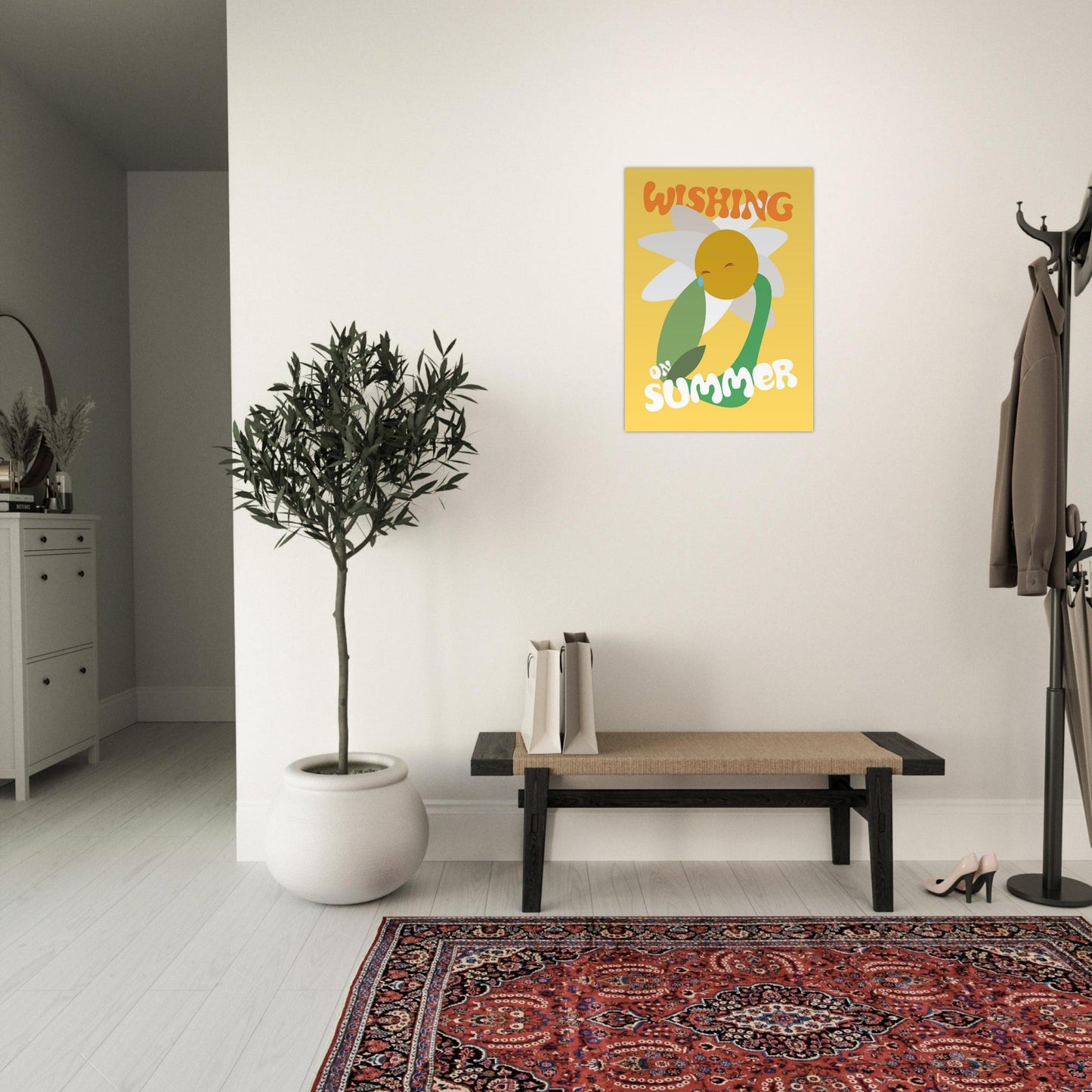 Flowers 'Wishing on Summer' - Premium Matte Paper Poster