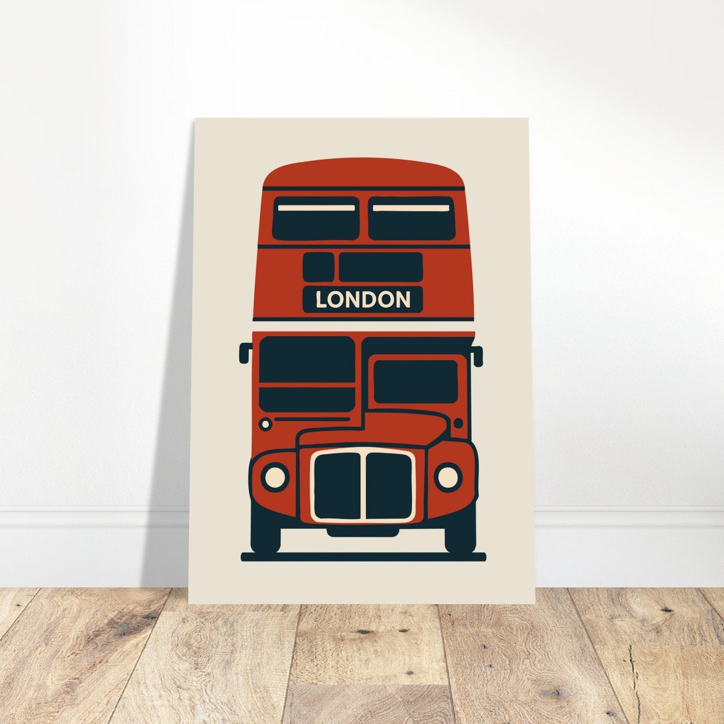 Cities/ Places 'Bus' - Premium Matte Paper Poster