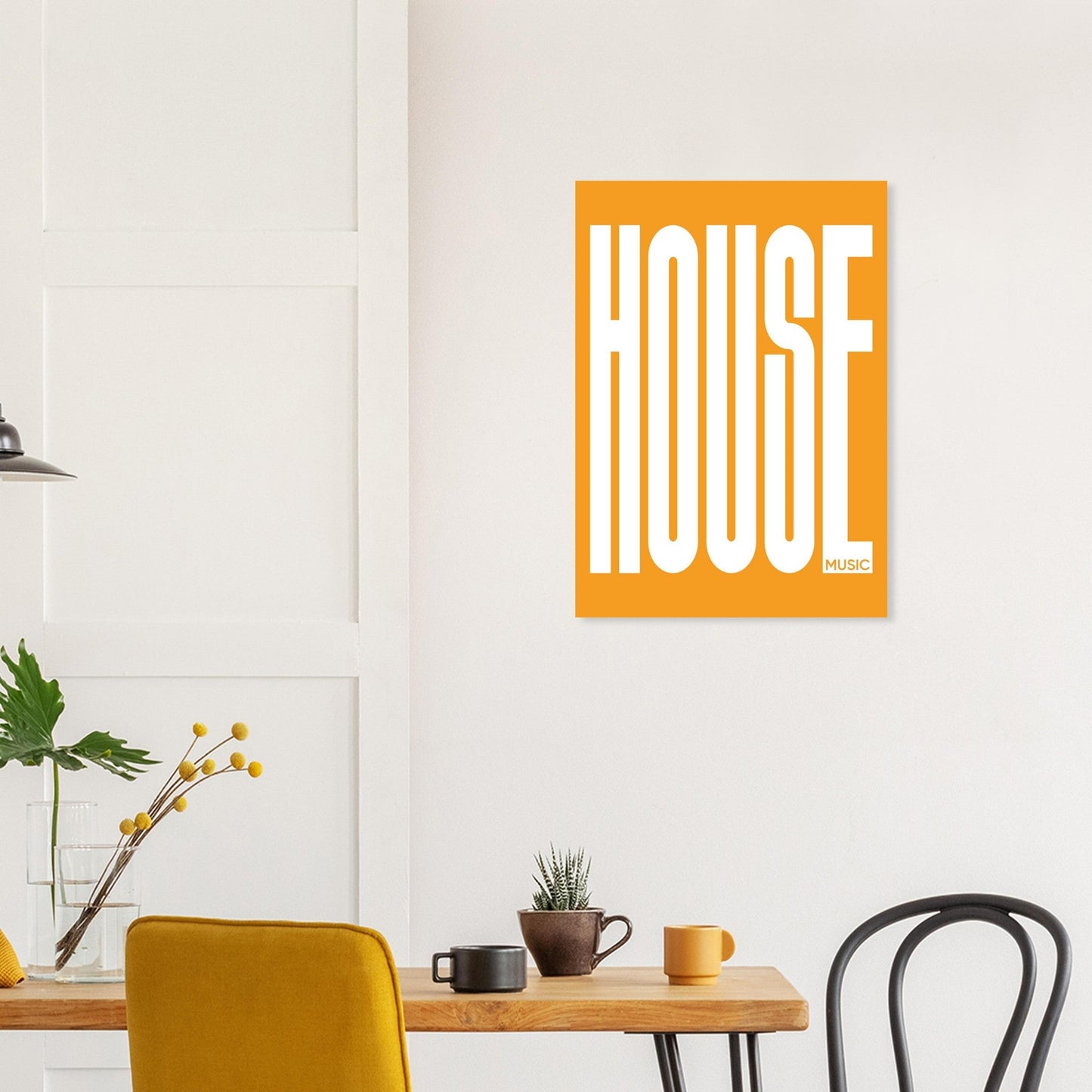 Music HOUSE - Premium Matte Paper Poster
