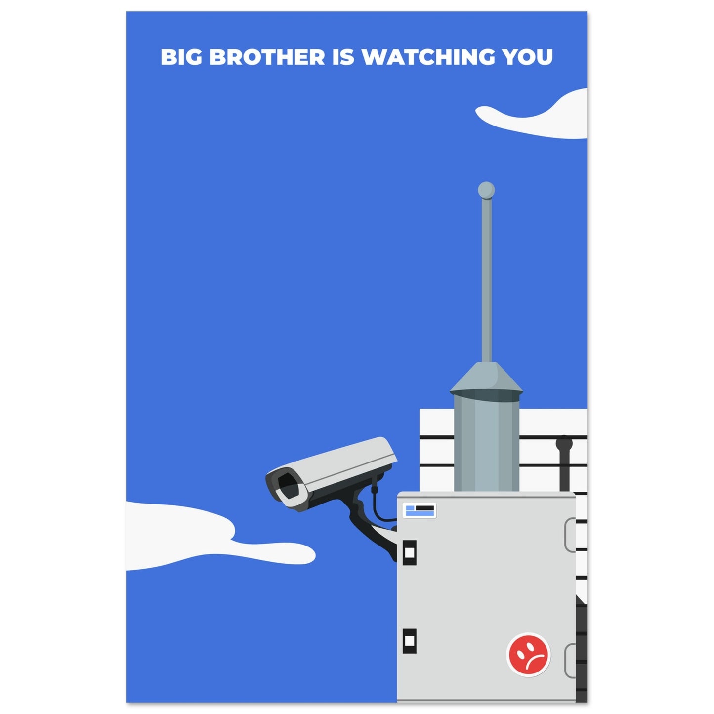'Big Brother Is Watching You' - Premium Matte Paper Poster