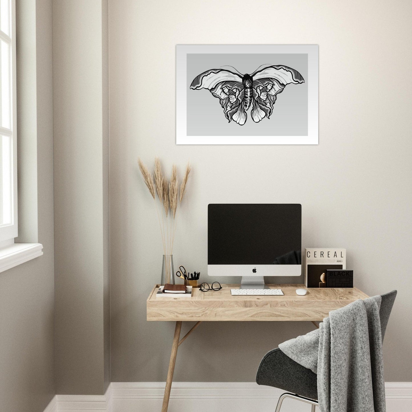 Moth 'Last Wish' - Premium Matte Paper Poster