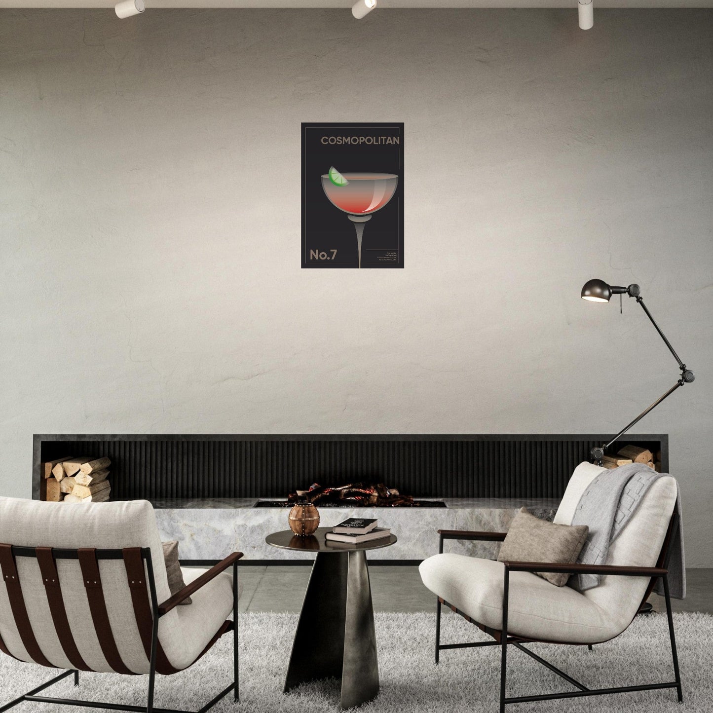 Cocktail 'Cosmopolitan' - Premium Matte Paper Poster