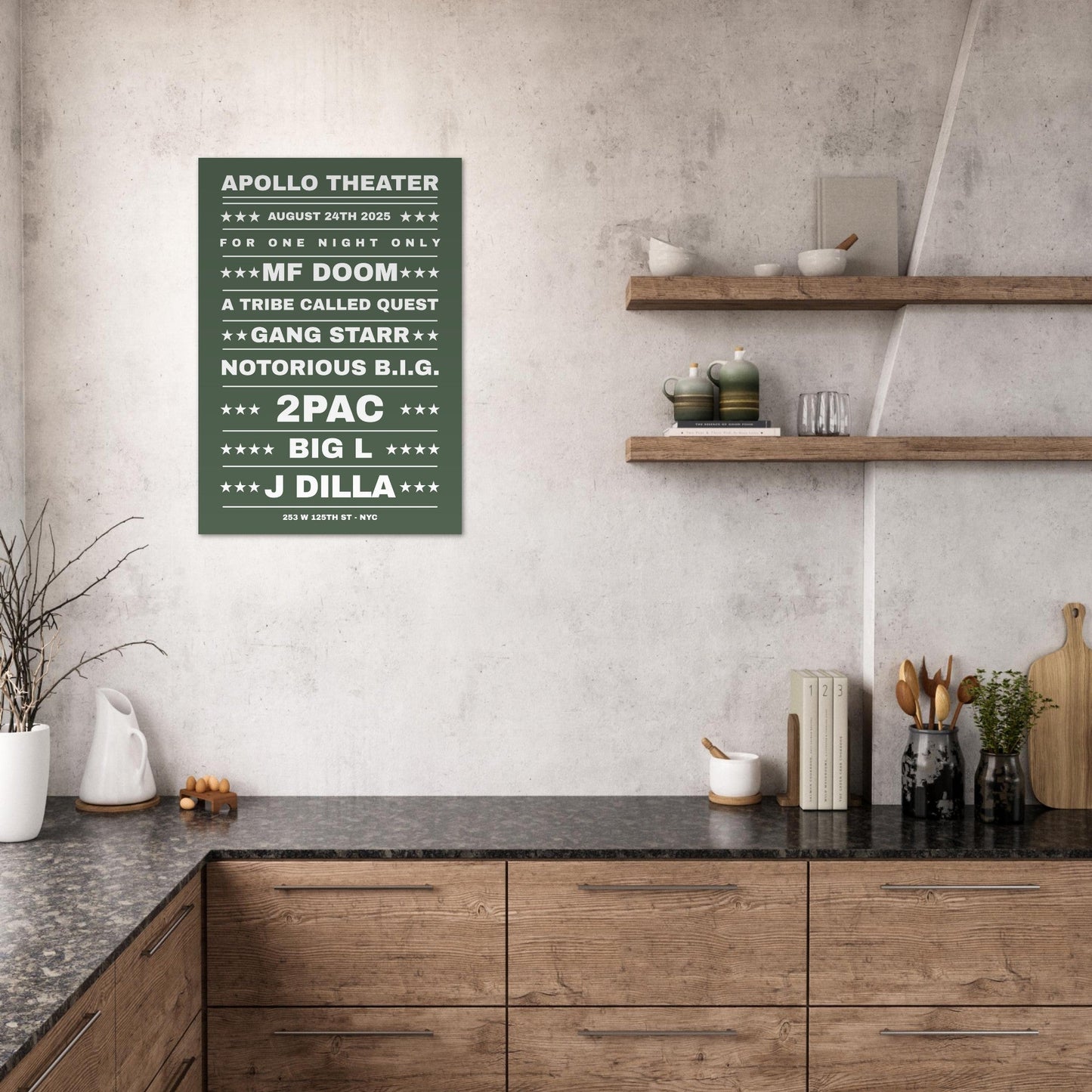 Sign 'Dream Hip Hop Gig' - Premium Matte Paper Poster