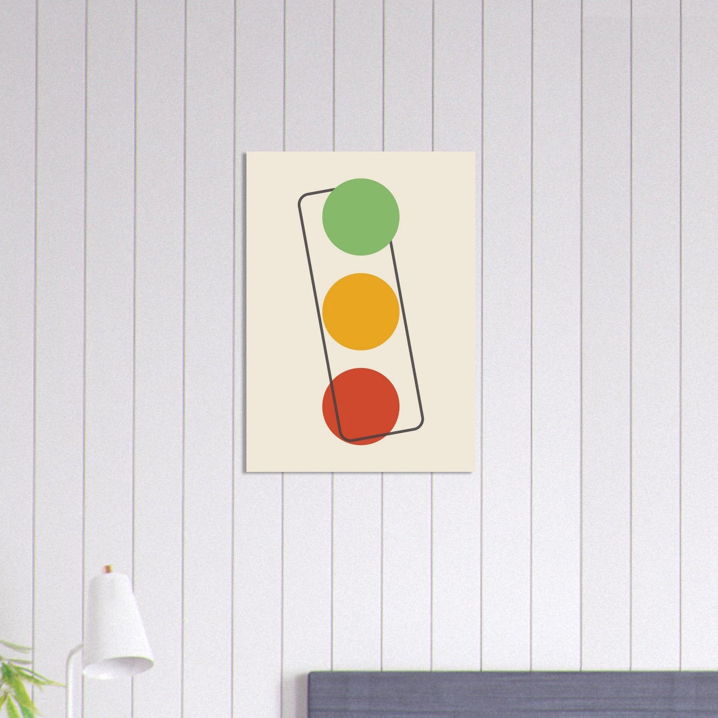 Sign 'The Lights' - Premium Matte Paper Poster