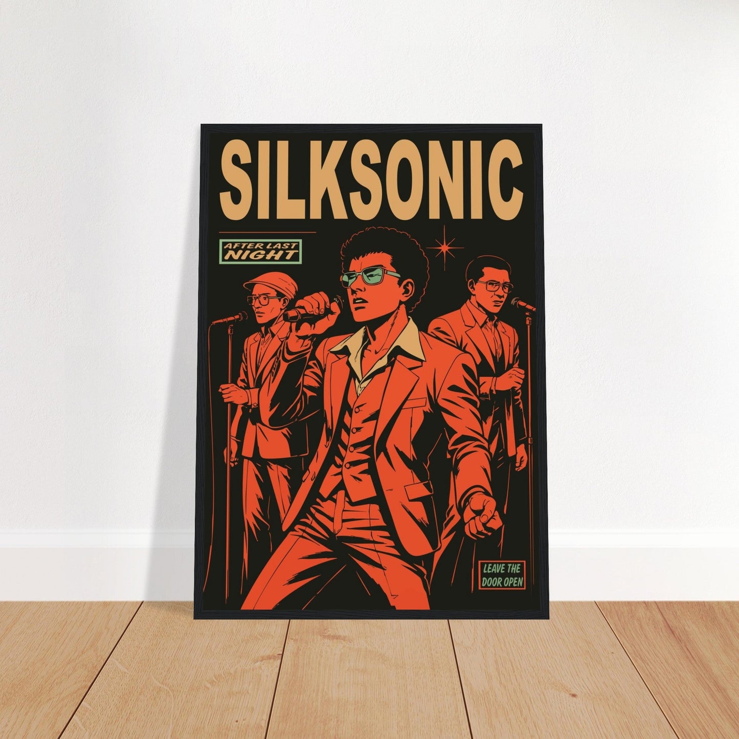 Silksonic Funk - Premium Matte Paper Wooden Framed Poster