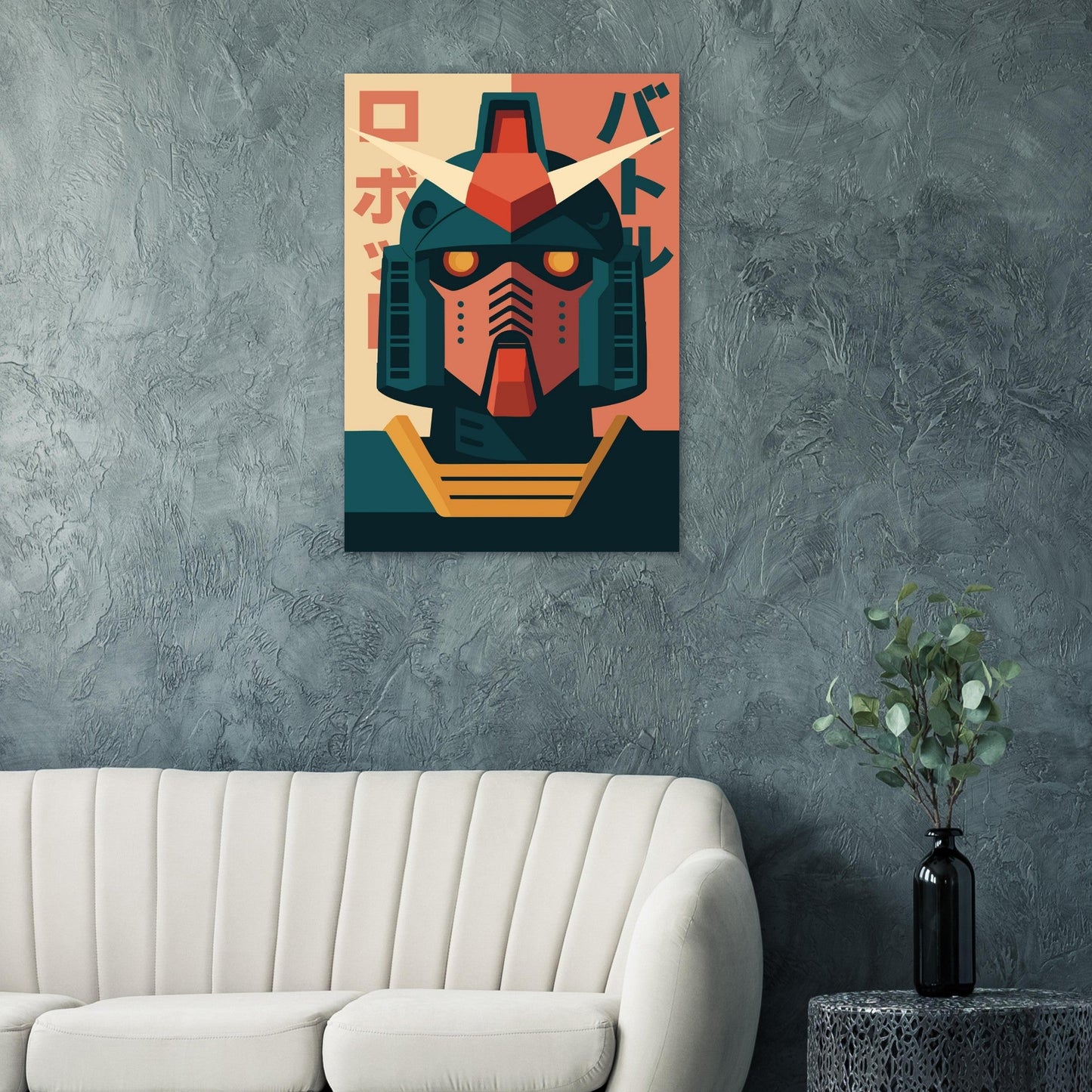 Robot Battle - Premium Matte Paper Poster