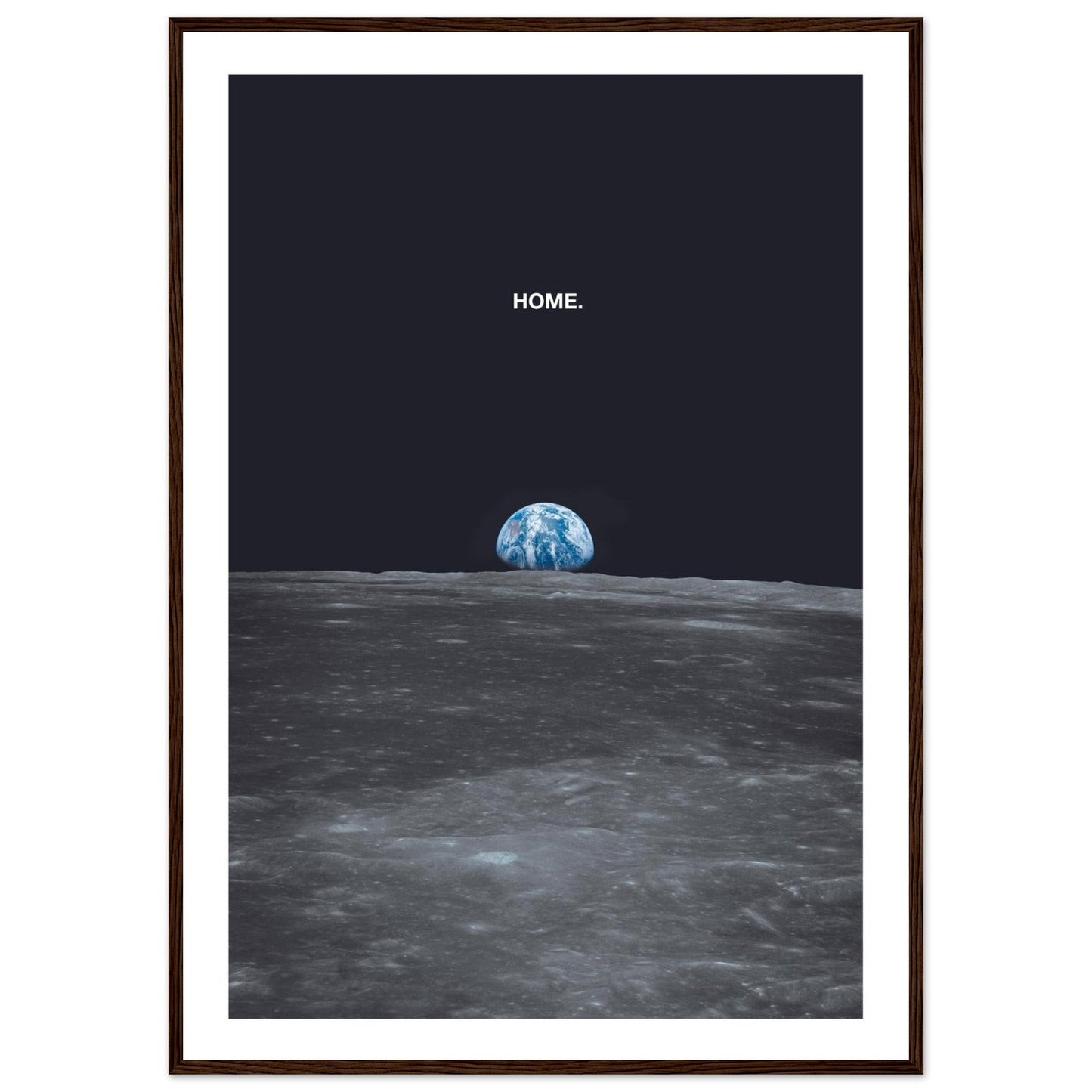 Ed Dickinson 'HOME' - Premium Matte Paper Wooden Framed Poster