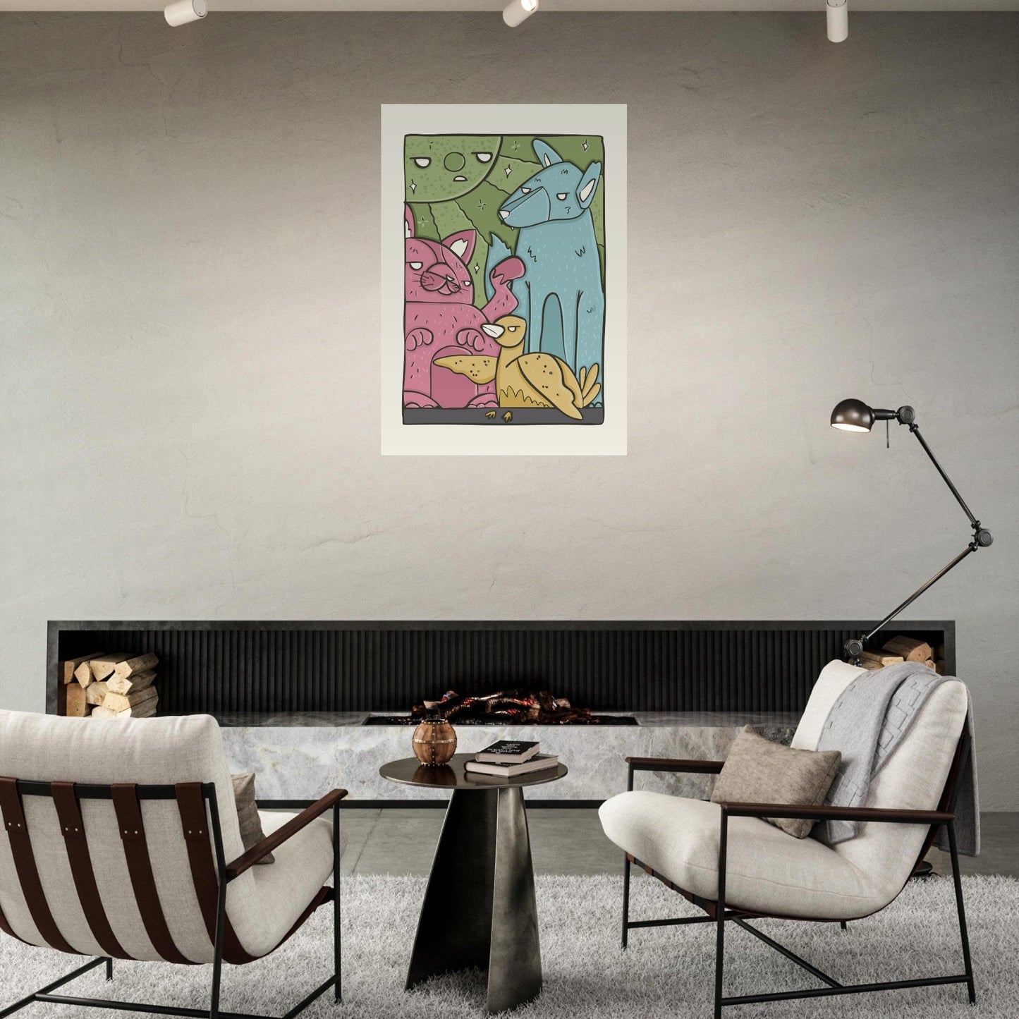 Animals 'The Crew' - Premium Matte Paper Poster
