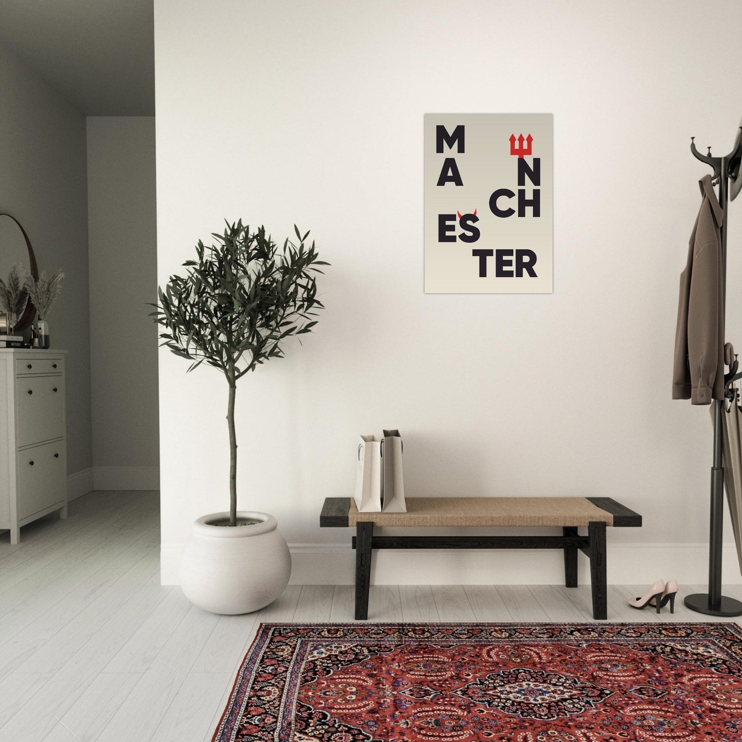 Cities/ Places 'Manchester' - Premium Matte Paper Poster