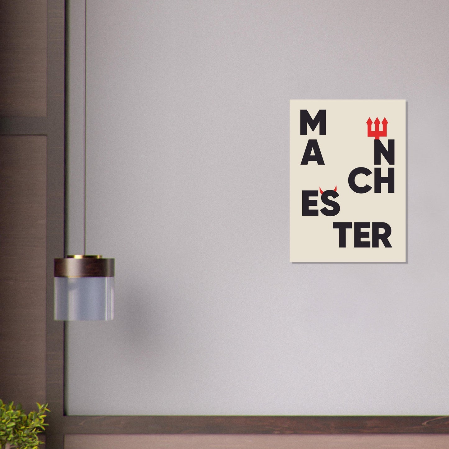 Cities/ Places 'Manchester' - Premium Matte Paper Poster
