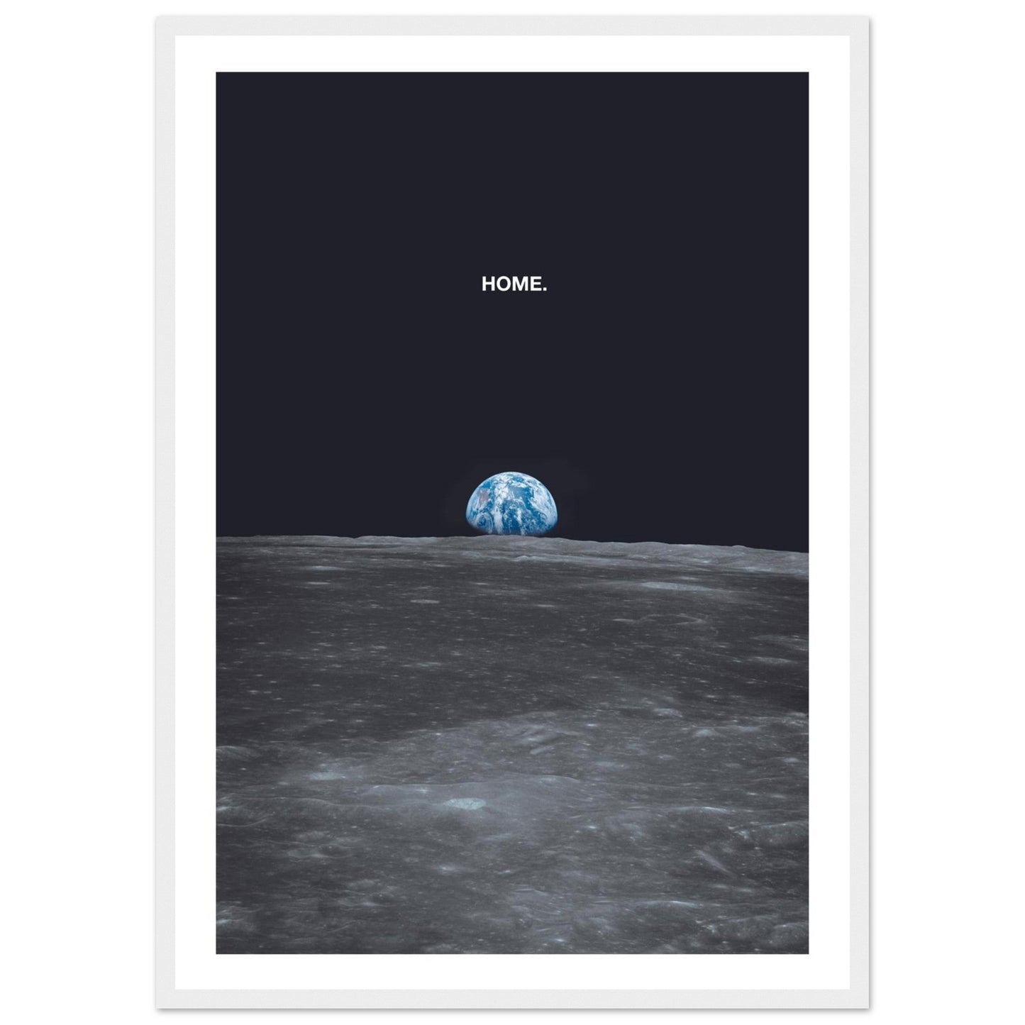 Ed Dickinson 'HOME' - Premium Matte Paper Wooden Framed Poster
