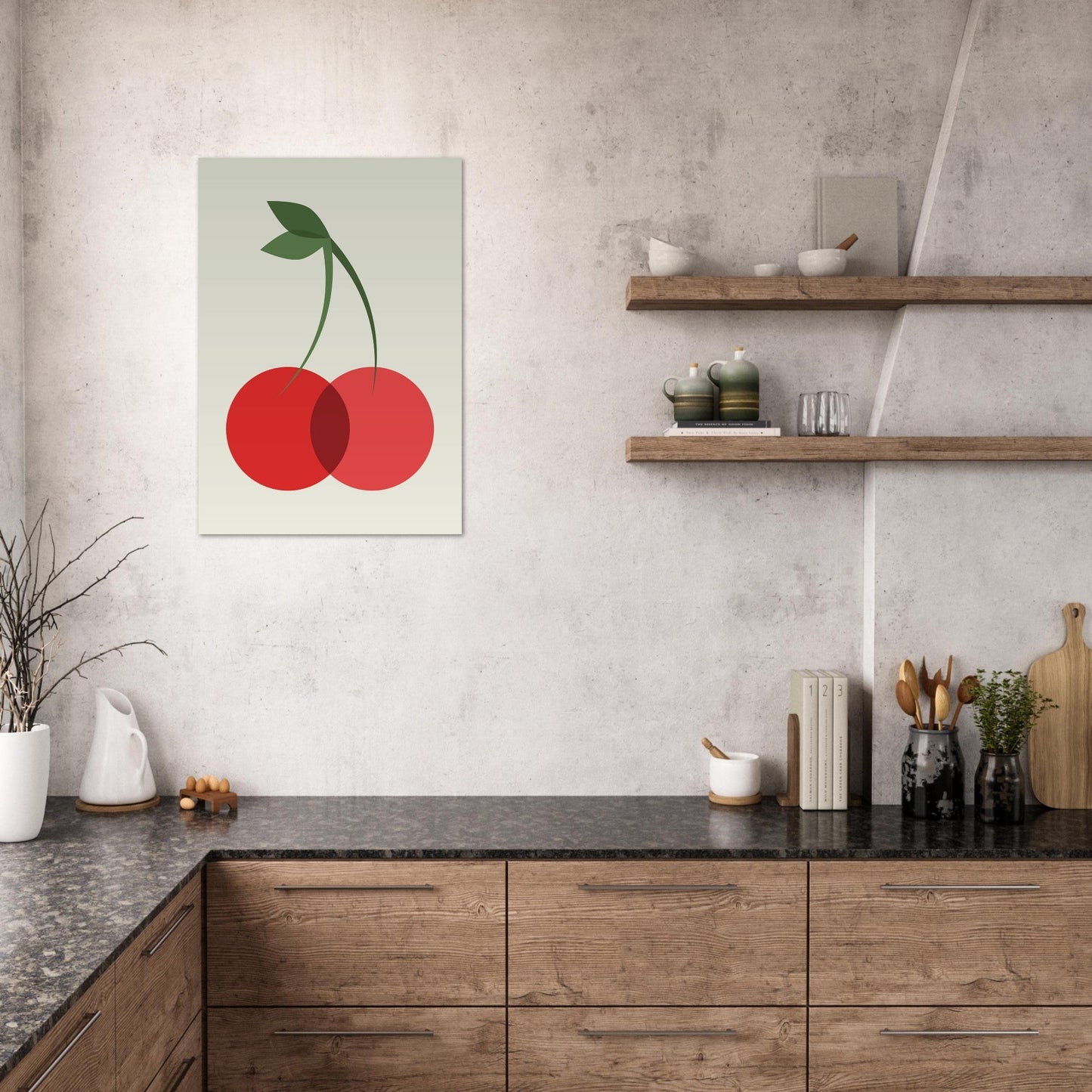 Fruity 'Cherries' - Premium Matte Paper Poster