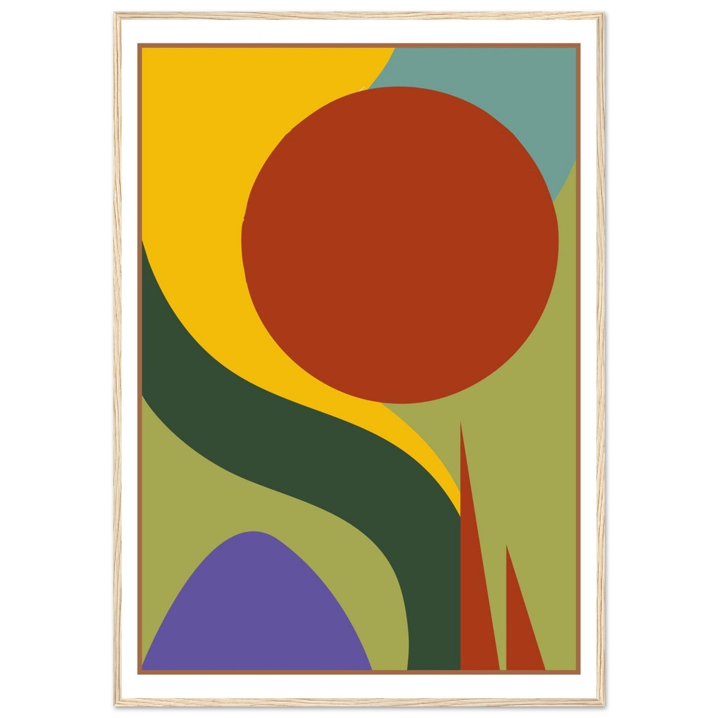 Morning - Premium Matte Paper Wooden Framed Poster