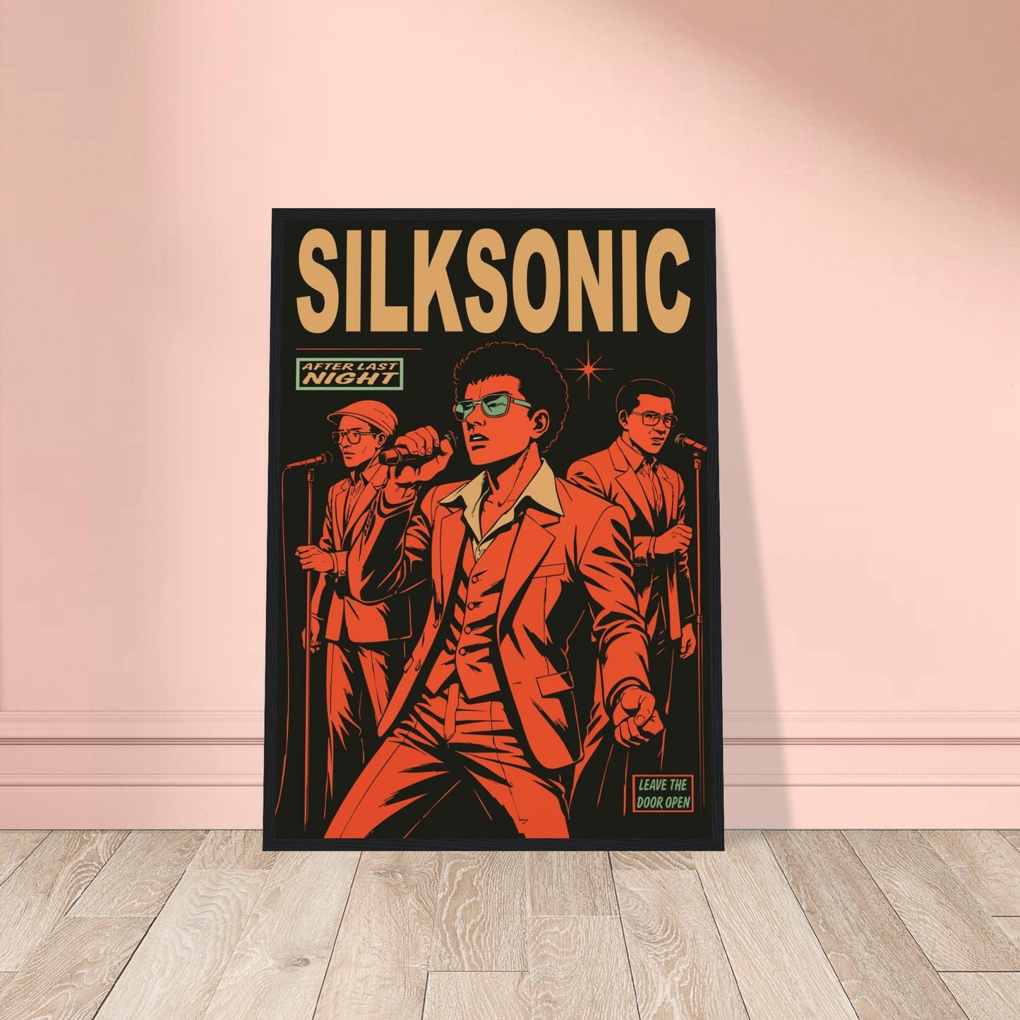 Silksonic Funk - Premium Matte Paper Wooden Framed Poster