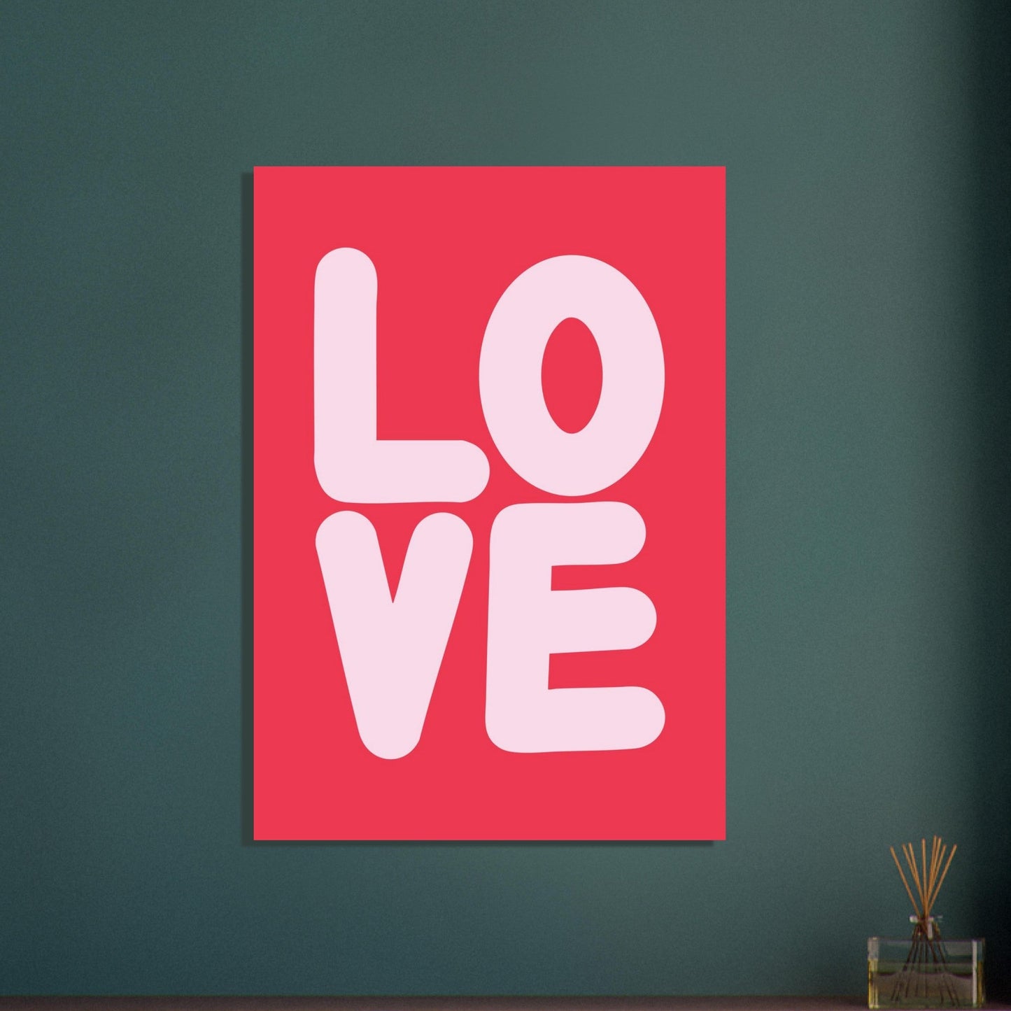 Sign 'Love' - Premium Matte Paper Poster