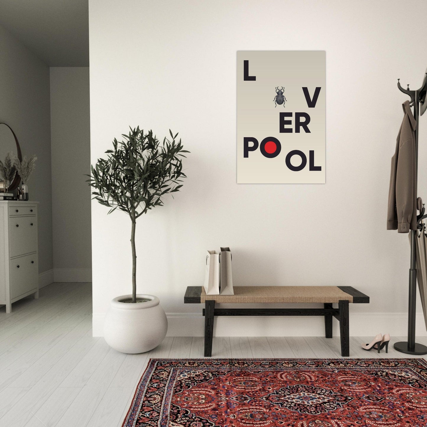Cities/ Places 'Liverpool' - Premium Matte Paper Poster
