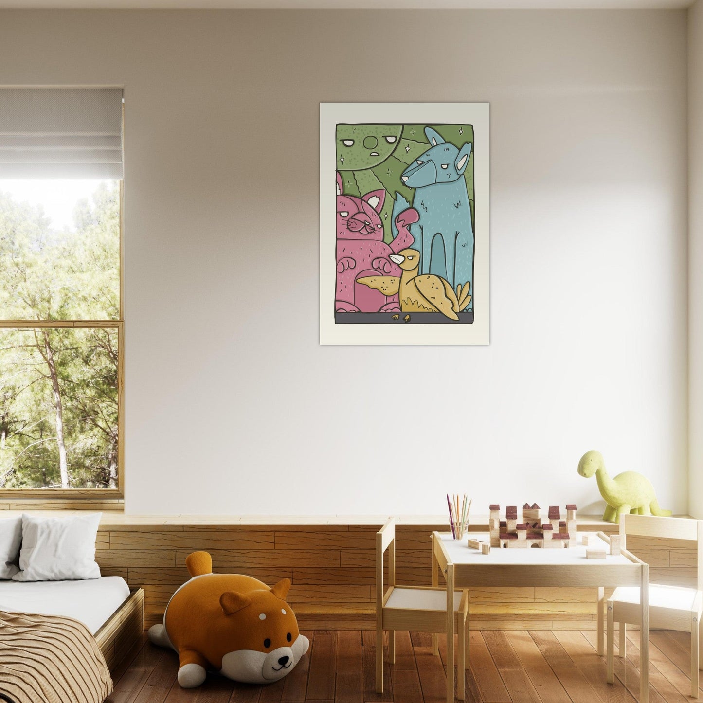 Animals 'The Crew' - Premium Matte Paper Poster