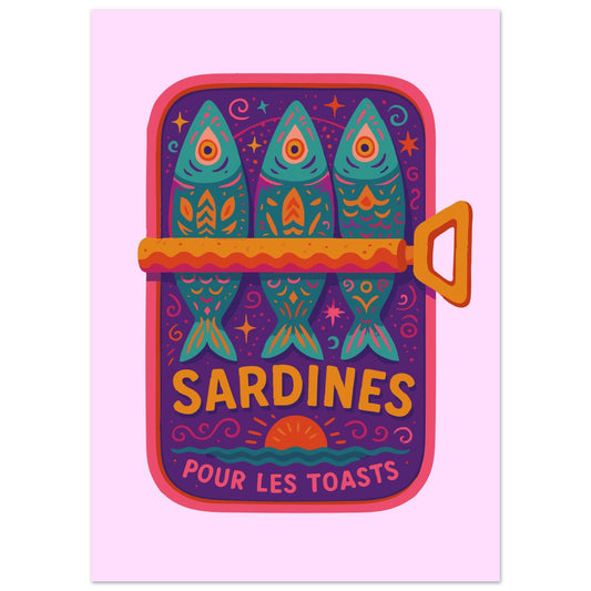 Food 'Sardines' - Premium Matte Paper Poster
