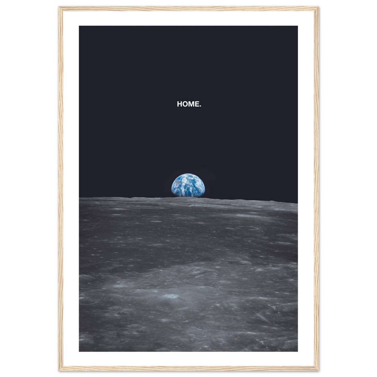 Ed Dickinson 'HOME' - Premium Matte Paper Wooden Framed Poster