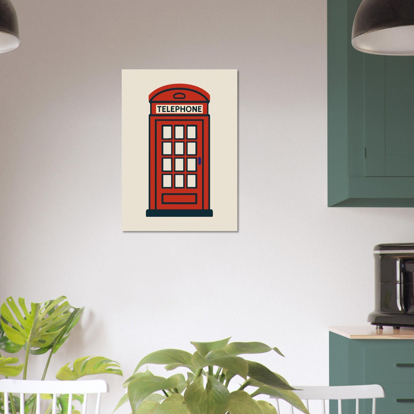 Cities/ Places 'Phone Box' - Premium Matte Paper Poster