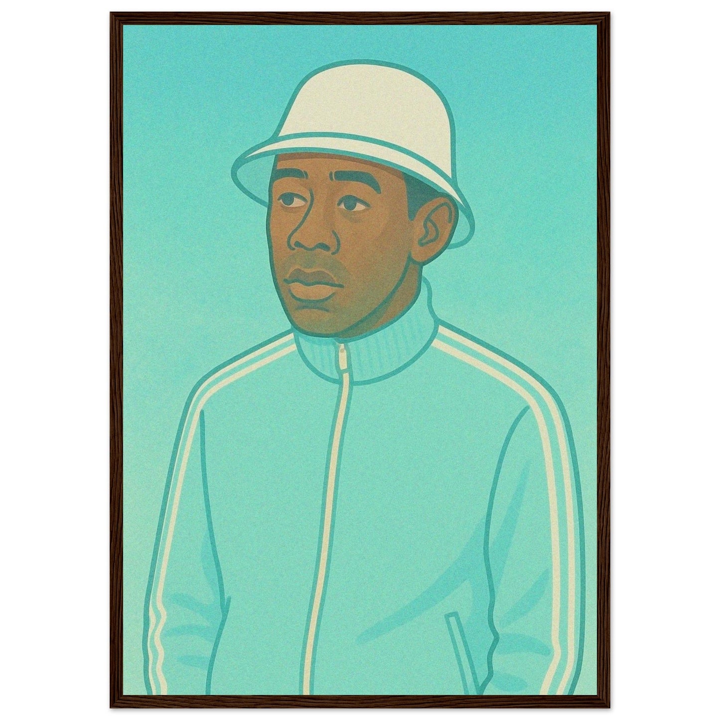 Tyler - Premium Matte Paper Wooden Framed Poster
