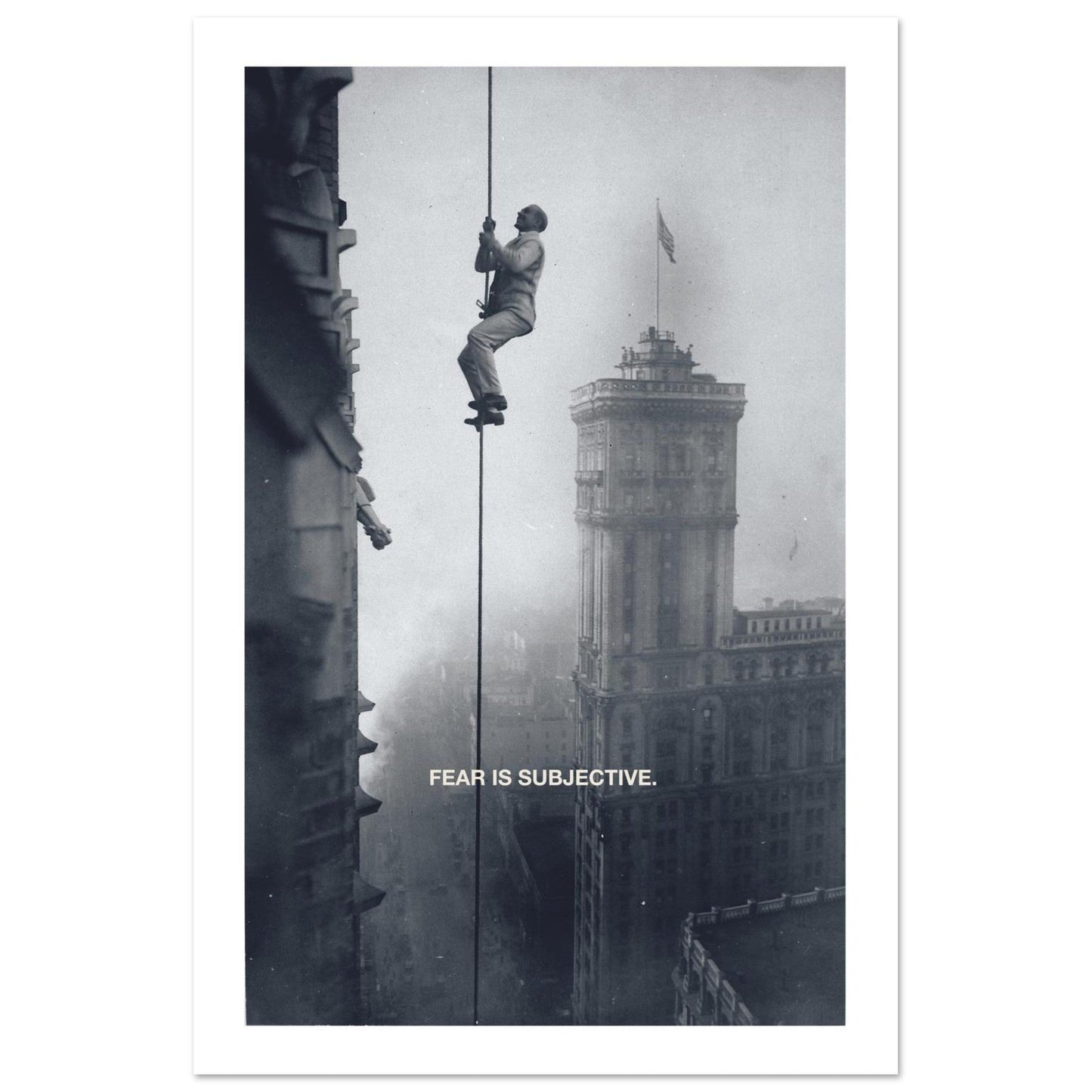 Ed Dickinson 'Fear is Subjective' - Premium Matte Paper Poster